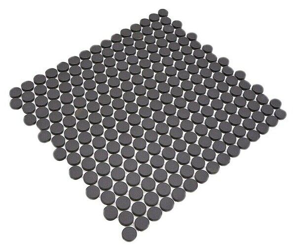 Mozaik pločica Knopf Uni CU K289 (31,5 x 29,4 cm, Crne boje, Mat)