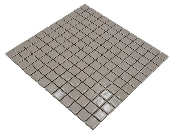Mozaik pločica Quadrat Uni CG 184 (29,8 x 29,8 cm, Bež-smeđe boje, Sjaj)