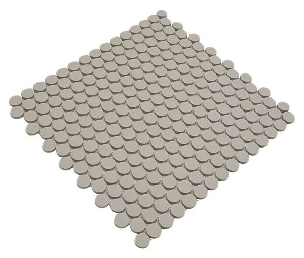 Mozaik pločica Knopf Uni CU K220 (31,5 x 29,4 cm, Bež boje, Mat)