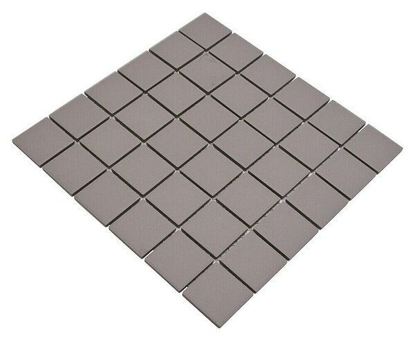Mozaik pločica Quadrat Uni CU 203 (29,8 x 29,8 cm, Svijetlosive boje, Mat)