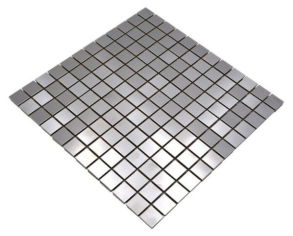 Mozaik pločica Quadrat XCE 23D (29,8 x 29,8 cm, Srebrne boje, Mat)