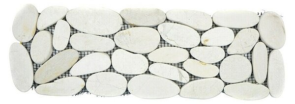 Bordura za pločice Kiesel BO IN10KS (30 x 10 cm, Bijele boje, Mat)