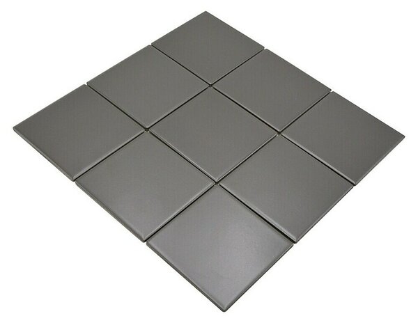 Mozaik pločica Quadrat Uni CQ 115 (29,8 x 29,8 cm, Sive boje, Mat)