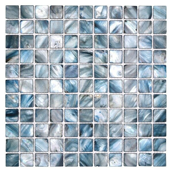 Mozaik pločica Quadrat Mix SM 2582 (30 x 30 cm, Plavo-sive boje, Sjaj)