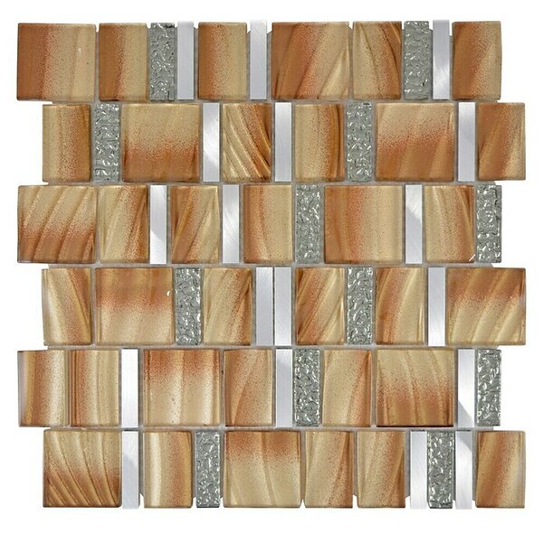 Mozaik pločica Crystal Mix XCM SUN03 (29,7 x 29,5 cm, Smeđe boje, Sjaj)