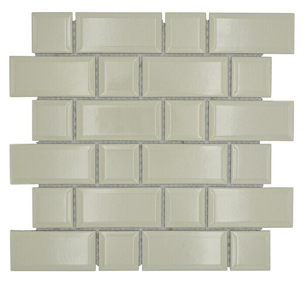 Mozaik pločica Metro Uni CG M10IM (29,4 x 29,1 cm, Boja bjelokosti, Sjaj)