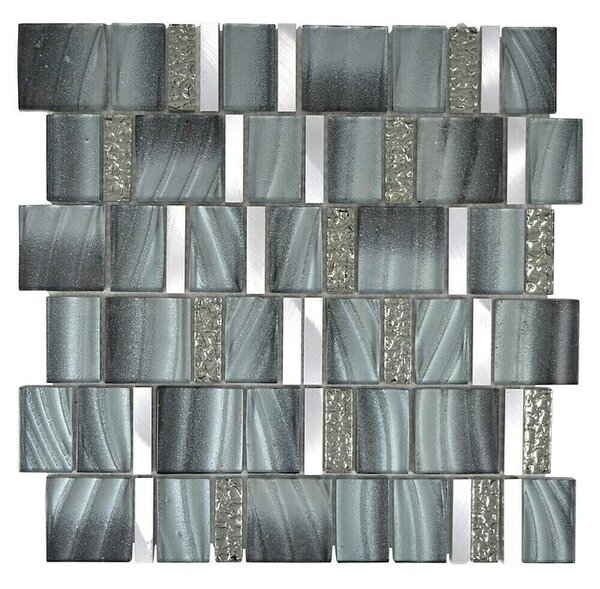 Mozaik pločica Crystal Mix XCM SUN05 (29,7 x 29,5 cm, Sive boje, Sjaj)
