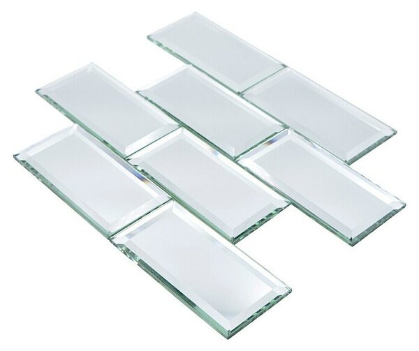 Mozaik pločica Mirror Metro XSPM 07 (29,8 x 29,8 cm, Prozirno, Sjaj)