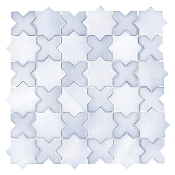 Mozaik pločica Starmix CG SXS 05 (29,6 x 29,6 cm, Sive boje, Mat)