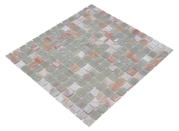 Mozaik pločica Quadrat Uni GM GSL 510 (32,7 x 30,5 cm, Bež boje, Sjaj)