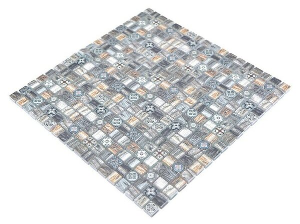 Mozaik pločica Quadrat Crystal XCM RW99 (30 x 30 cm, Raznobojno, Mat)