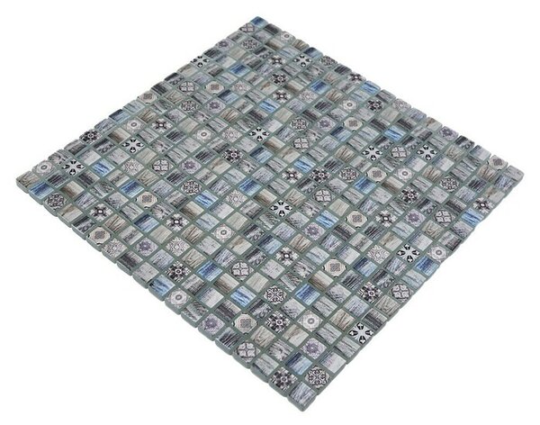 Mozaik pločica Quadrat Crystal XCM RW39 (30 x 30 cm, Raznobojno, Mat)