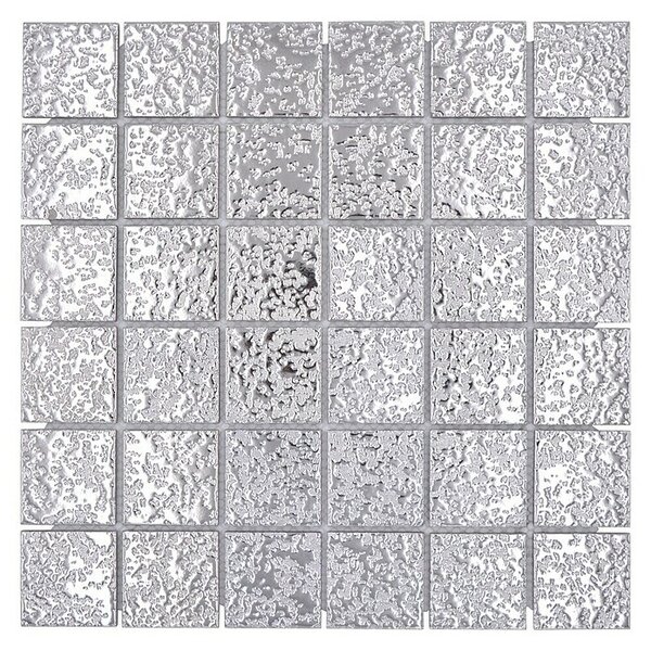 Mozaik pločica Uni SB 595 (30,6 x 30,6 cm, Srebrne boje, Sjaj)