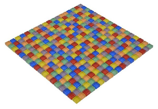 Mozaik pločica Quadrat Crystal XCM 8SE1501 (30 x 30 cm, Raznobojno, Sjaj)