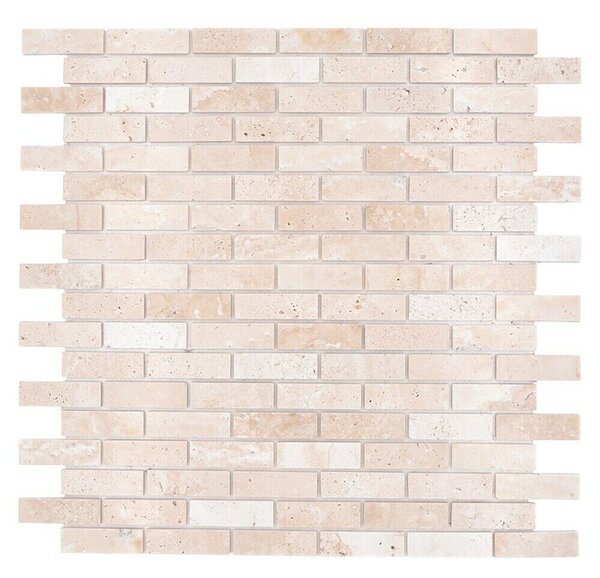 Samoljepljiva mozaik pločica SAM 4NM92 (30 x 30,5 cm, Mješavina bež, Sjaj)
