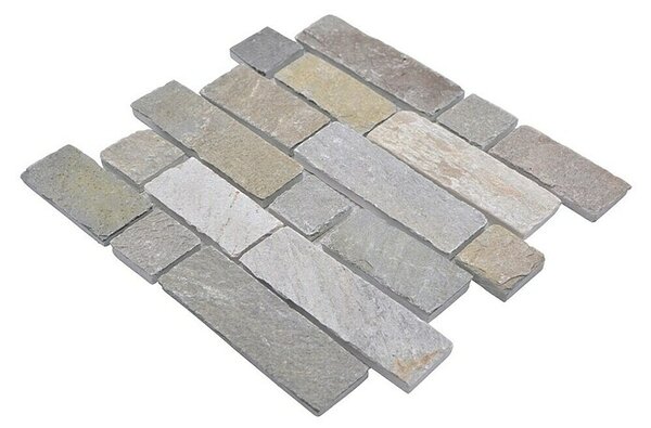 Mozaik pločica Brick Splitface XMS 548N (30,5 x 30,5 cm, Bež boje, Mat)