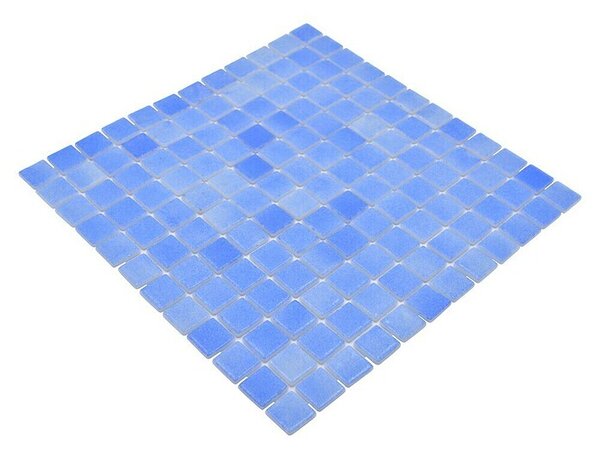 Mozaik pločica Eco Niebla VP110PAT (31,6 x 31,6 cm, mješavina svijetloplava, Mat)