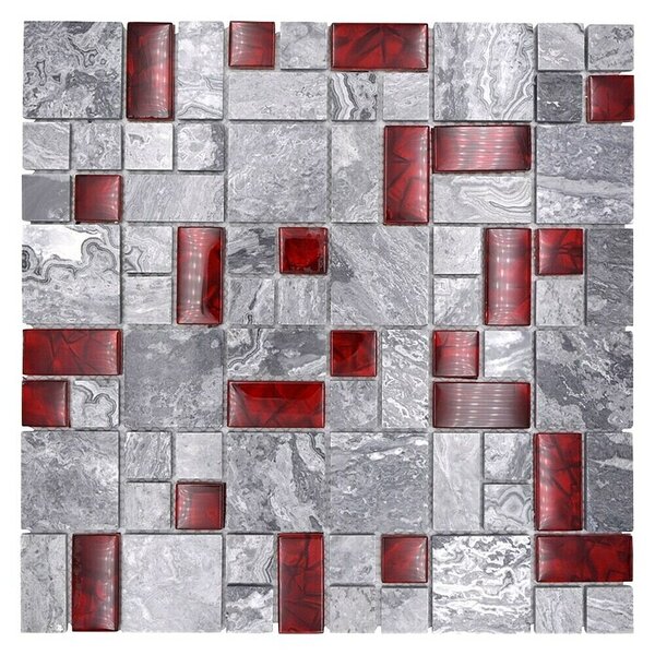 Mozaik pločica Kombi Crystal XCM MC519 (30 x 30 cm, Crne boje)