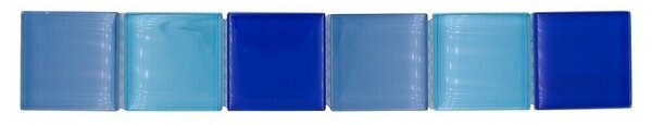 Bordura za pločice Vision BO NB19480 (4,8 x 30 cm, Plava, Sjaj)