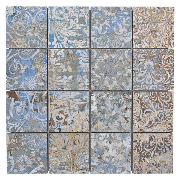 Mozaik pločica Quadrat Curtain 71 Strong Colour Mix CV 71MSC (29 x 29 cm, Mat)