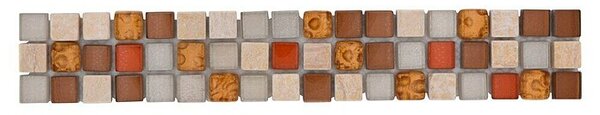 Bordura za pločice Hendon BO NB1109 (30 x 4,8 cm, Bež/smeđa, Sjaj)