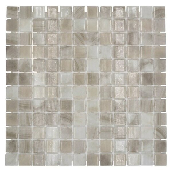Mozaik pločica Quadrat Eco Seasalt VP56251PUR (31,6 x 31,6 cm, Antracit, Sjaj)