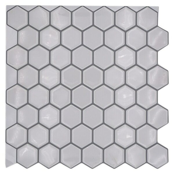 Samoljepljiva mozaik pločica Hexagon SVM HXW