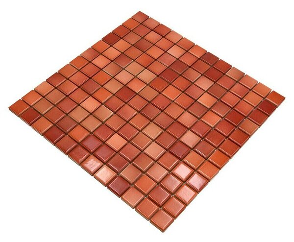 Mozaik pločica JAB 23F218 mix red (29,7 x 29,7 cm, Sjaj)