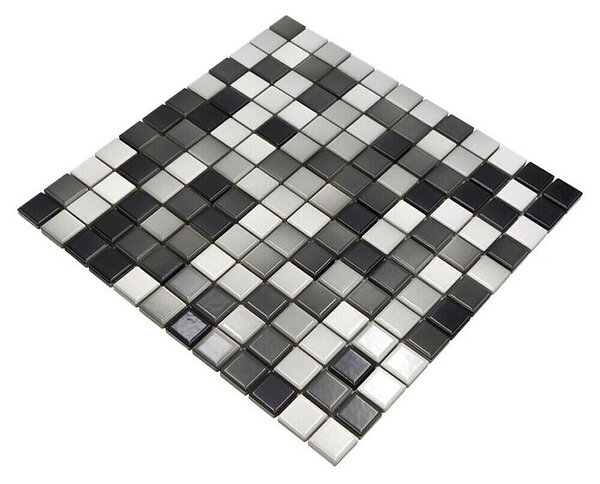 Mozaik pločica JAB 23F221 mix whitegrey (29,7 x 29,7 cm, Sjaj)