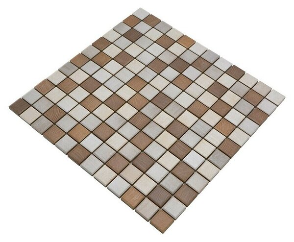 Mozaik pločica JAB 23SB05 mix wood (29,7 x 29,7 cm, Bež/Smeđa, Mat)
