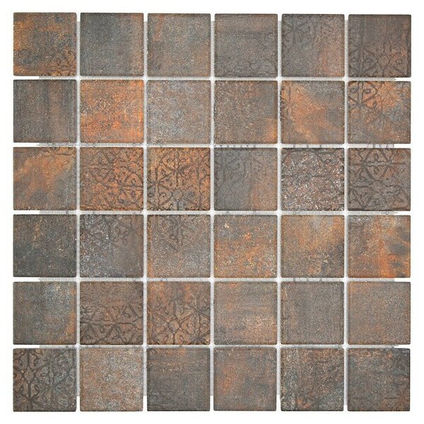 Mozaik pločica JAB 47R200 mix rust (29,7 x 29,7 cm, Mat)