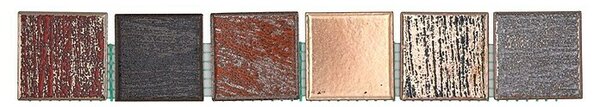 Bordura za pločice Orient Color YBO CDAUBIS (5 x 31,6 cm, Smeđa/siva, Mat)