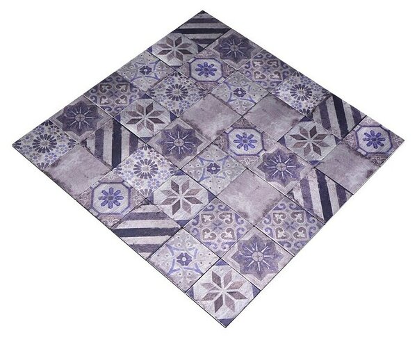 Samoljepljiva mozaik pločica Quadrat Metall Retro SAM 4XAU05 (30,5 x 30,5 mm)