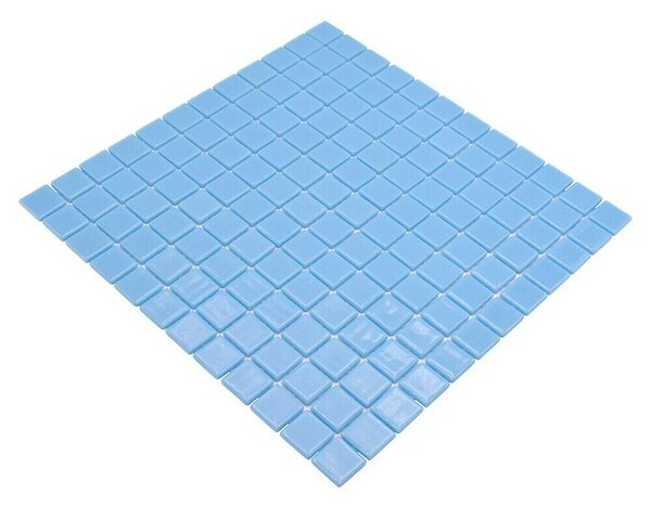 Mozaik pločica Quadrat Eco VP25102PUR (31,6 x 31,6 cm, Staklo, Svijetloplava, Sjaj)