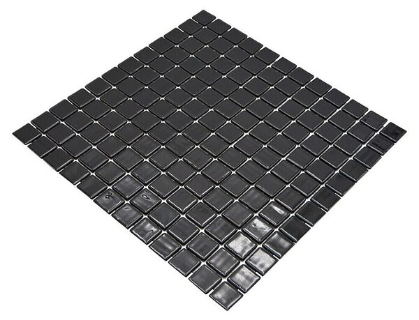 Mozaik pločica Quadrat Eco VP25900PUR (31,6 x 31,6 cm, Staklo, Crna, Sjaj)