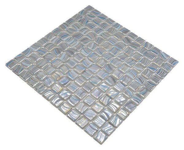 Mozaik pločica Quadrat Eco VP78254PUR (31,6 x 31,6 cm, Staklo, Siva, Sjaj)