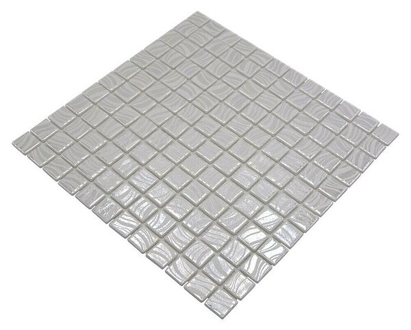 Mozaik pločica Quadrat Eco VP78252PUR (31,6 x 31,6 cm, Staklo, Bijela, Sjaj)