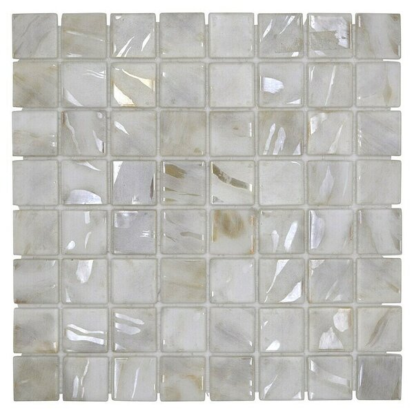 Mozaik pločica Quadrat Eco VP71380PUR (31,6 x 31,6 cm, Staklo, Bež, Sjaj)
