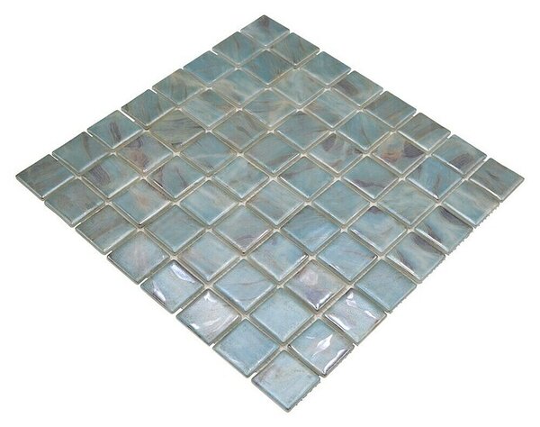 Mozaik pločica Quadrat Eco VP71383PUR (31,6 x 31,6 cm, Staklo, Zelene boje, Sjaj)
