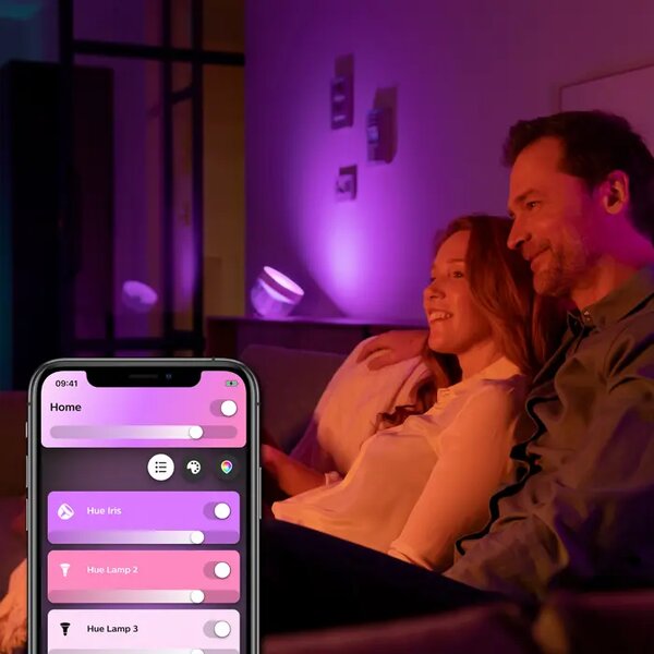 IRIS PHILIPS HUE prijenosna LED svjetiljka GEN4 crna 8719514264489