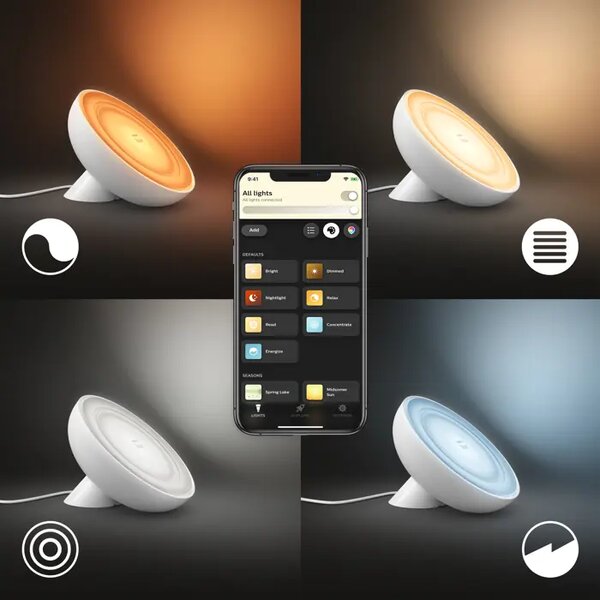 BLOOM PHILIPS HUE prijenosna LED svjetiljka GEN4 bijela 8718699770983