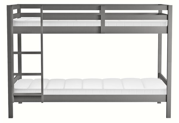 Dječji krevet na kat 90 cm Tempo Kondela -Invocato (siva) (sa podnicom)