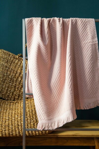 Ručnik Jacquard Bamboo Andora Peach 90x180