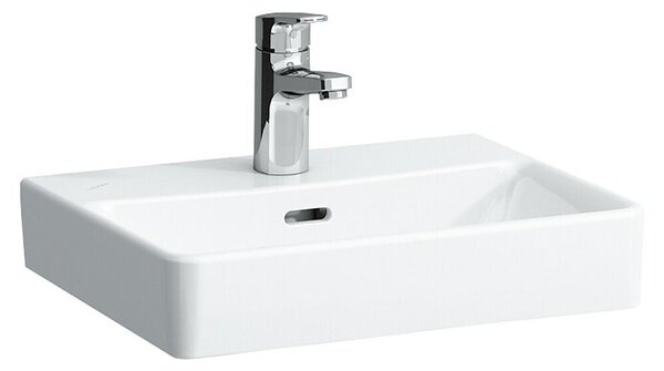 Laufen Nasadni umivaonik PRO S (D x Š: 45 x 34 cm, Rupa za slavinu: Sredina, S preljevom, Bijela)