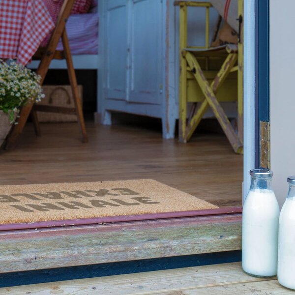 Otirač od kokosovih vlakana 60x90 cm Inhale Exhale – Artsy Doormats