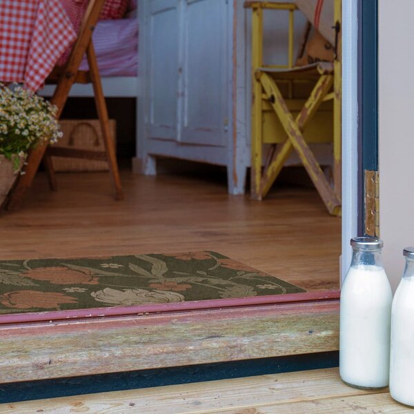 Otirač od kokosovih vlakana 40x60 cm William Morris Rose – Artsy Doormats