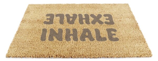 Otirač od kokosovih vlakana 60x90 cm Inhale Exhale – Artsy Doormats