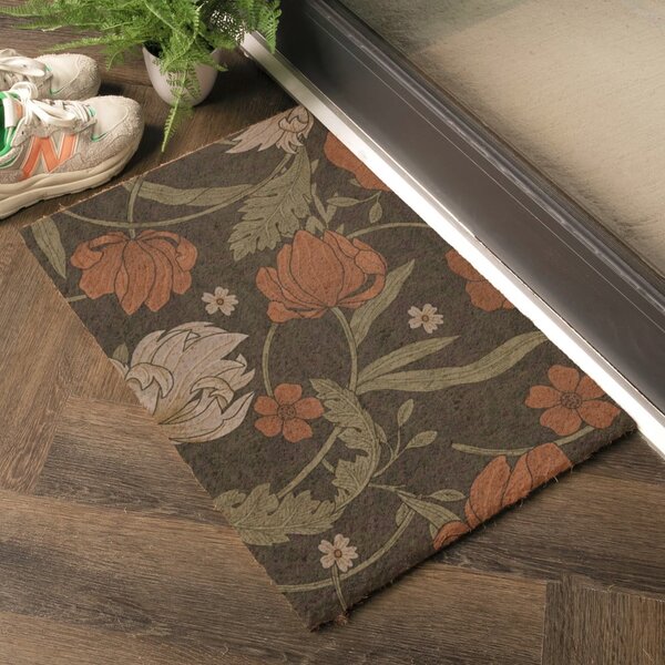 Otirač od kokosovih vlakana 40x60 cm William Morris Rose – Artsy Doormats