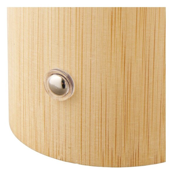 Bijela/u prirodnoj boji od bambusa stolna lampa s plastičnim sjenilom (visina 18 cm) Stafford – House Nordic