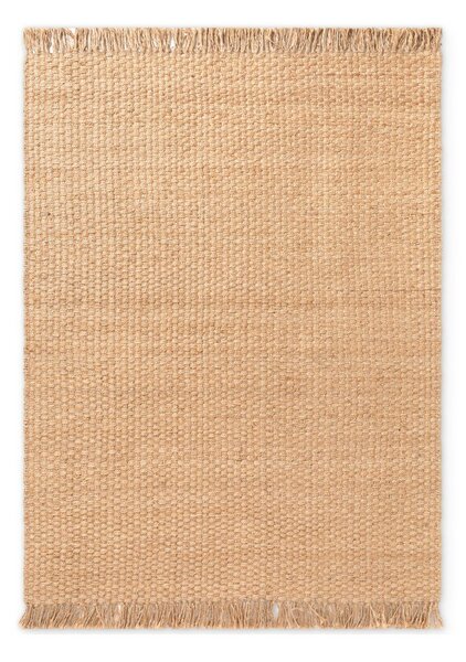 Obostrani/ručno rađen juten tepih u prirodnoj boji 120x170 cm Fjord – Hanse Home